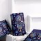 Reversible Hanukkah Wrapping Paper - Mini Roll - 17 Inch x 33 Feet - Blue Menorah Lights Chanukah Wrapping Paper Perfect for Hanukkah, Chanukah, Holiday